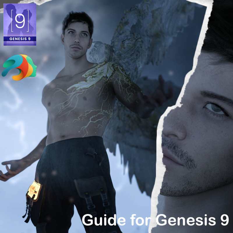 उत्पत्ति 9 के लिए मार्गदर्शिका 3D मॉडल .c4d .max .obj .3ds .fbx .stl .blend 