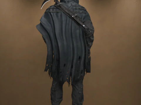 Dark Angel Outfit dForce for Genesis 9 3D Model