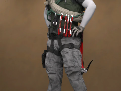 Skye Uniform dForce for Genesis 9 3D Model