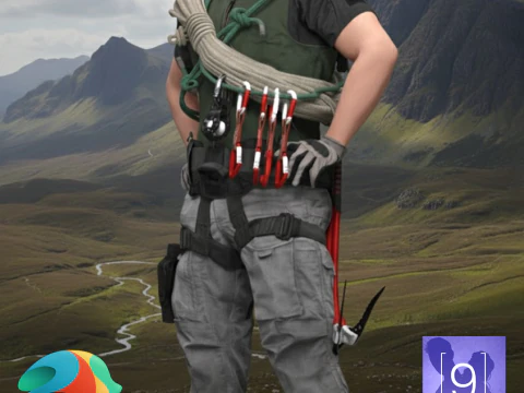 Skye Uniform dForce for Genesis 9 3D Model