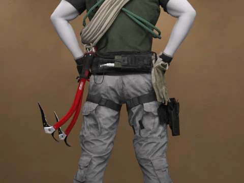 Skye Uniform dForce for Genesis 9 3D Model