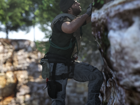 スカイユニフォーム dForce ジェネシス 9 3Dモデル