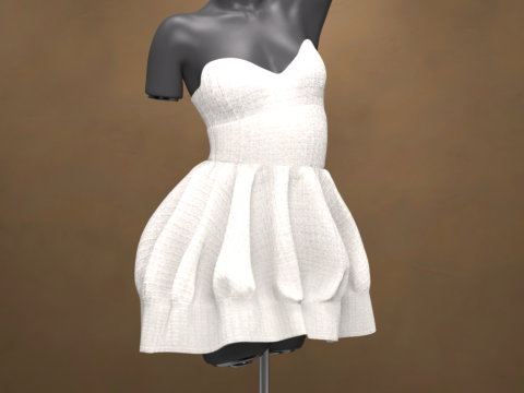 Airelyn Dress for Genesis 9 3D Model