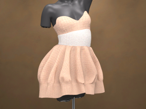 Airelyn Dress for Genesis 9 3D Model
