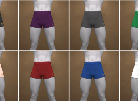 Boxers curtos G8 para Genesis 8 Modelo 3D