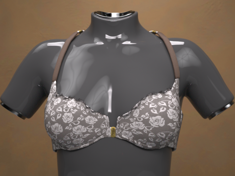 Bra X-Back untuk Kejadian 9 Model 3D