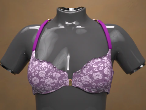 X-Back Bra for Genesis 9 3D Model