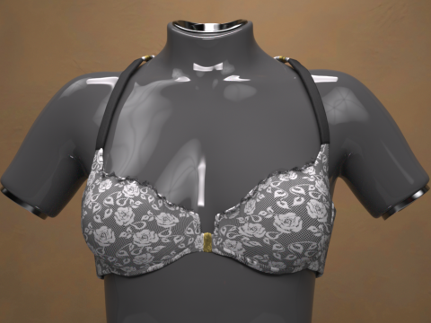 Bra X-Back untuk Kejadian 9 Model 3D
