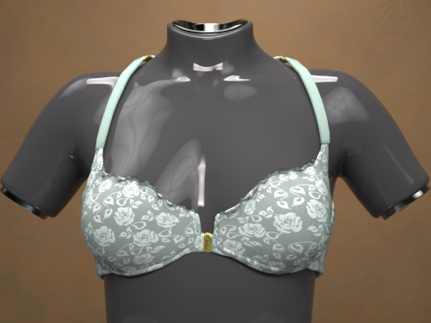 Bra X-Back untuk Kejadian 9 Model 3D
