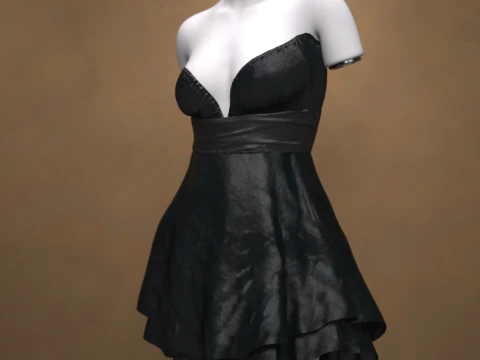Highdress for G9 Freebie 3D Model