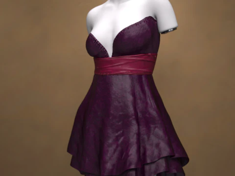 Highdress for G9 Freebie 3D Model