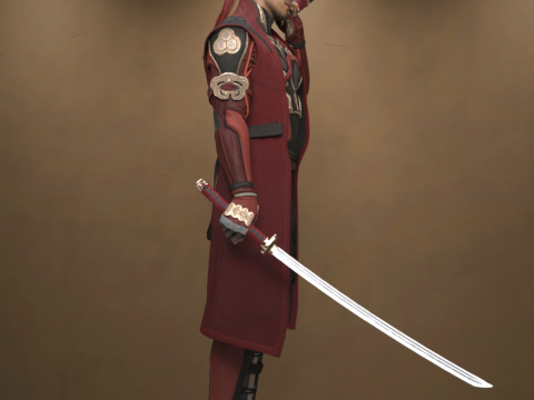 Blinder Rohnin für Genesis 9 3D Modell