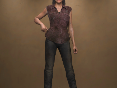 Personnage et tenue de combattant de survie pour Genesis 9 Modèle 3D