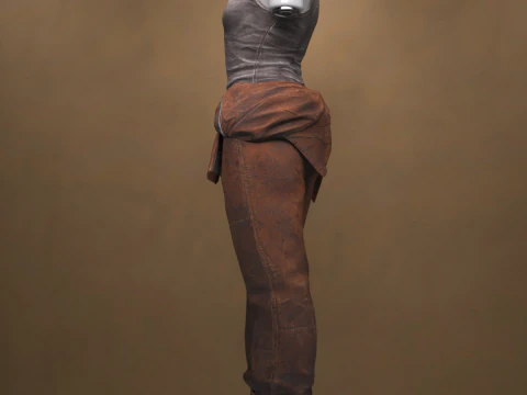 Prision Break Female Outfit for Genesis 8 Female 3D Model