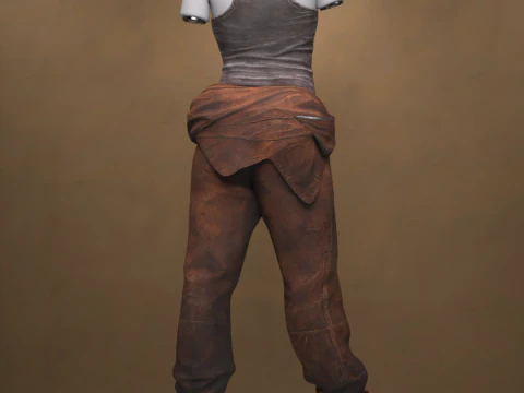 Prision Break Female Outfit for Genesis 8 Female 3D Model