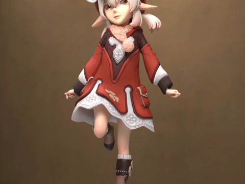 Clover Full Toon Character for Genesis 9 3D Model
