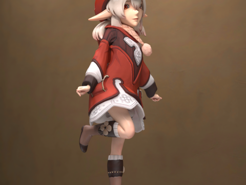 ジェネシス 9 のクローバー フルトゥーン キャラクター 3Dモデル