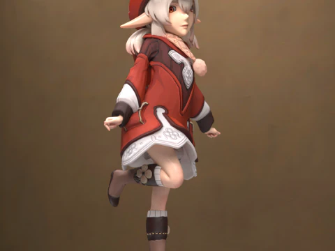 Clover Full Toon Character for Genesis 9 3D Model