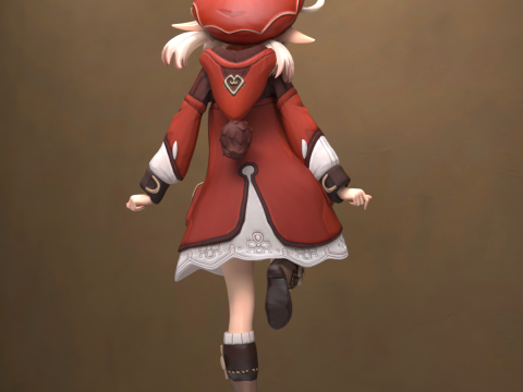 ジェネシス 9 のクローバー フルトゥーン キャラクター 3Dモデル