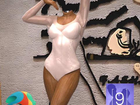 Genesis 9 女式连体衣 3D 模型