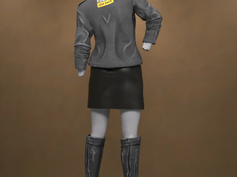 Edge Outfit for Genesis 9 3D Model