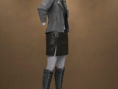 창세기 9용 엣지 의상 3D 모델