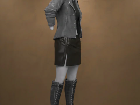 Edge Outfit for Genesis 9 3D Model