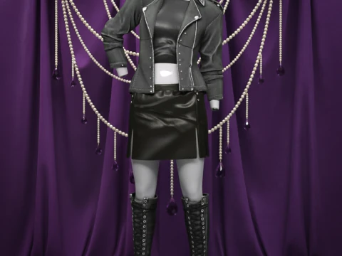 Edge Outfit for Genesis 9 3D Model