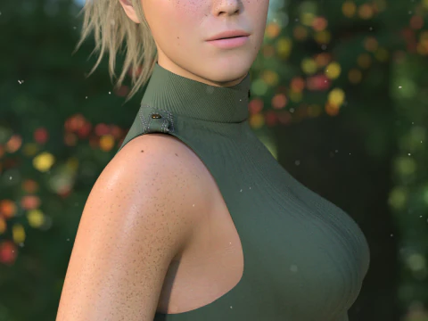 Lyna for Genesis 9 3D Model