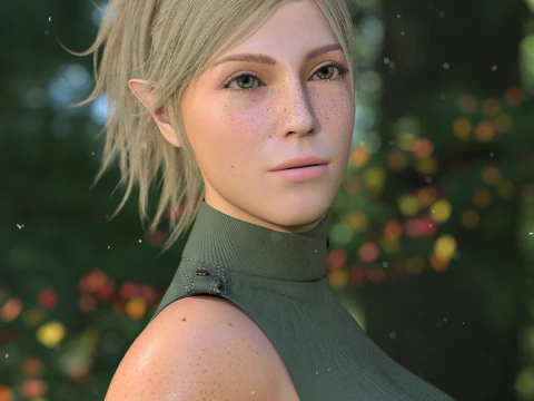 Lyna for Genesis 9 3D Model