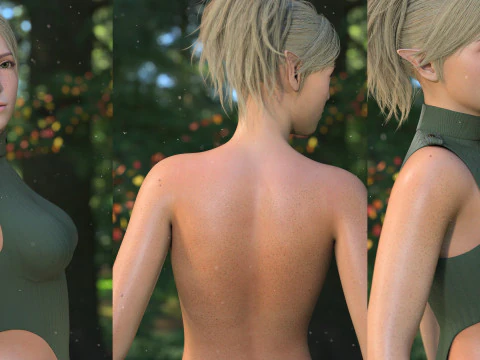 Lyna for Genesis 9 3D Model