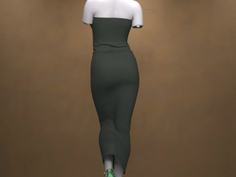 Strój Szmaragdowego Blasku dla Genesis 9 Model 3D