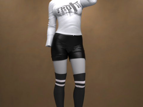 Homeday-outfit voor Genesis 9 3D Model