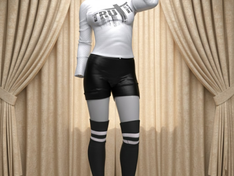 Homeday-outfit voor Genesis 9 3D Model