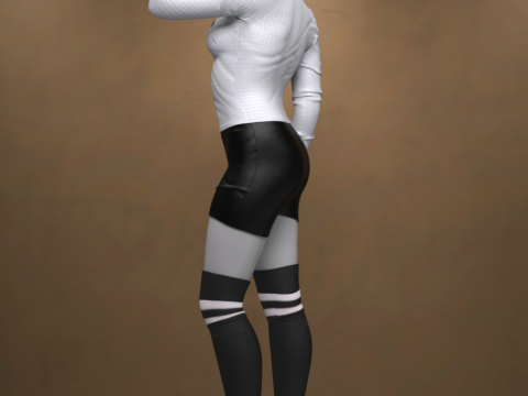 Homeday-outfit voor Genesis 9 3D Model