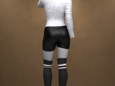 Homeday-outfit voor Genesis 9 3D Model