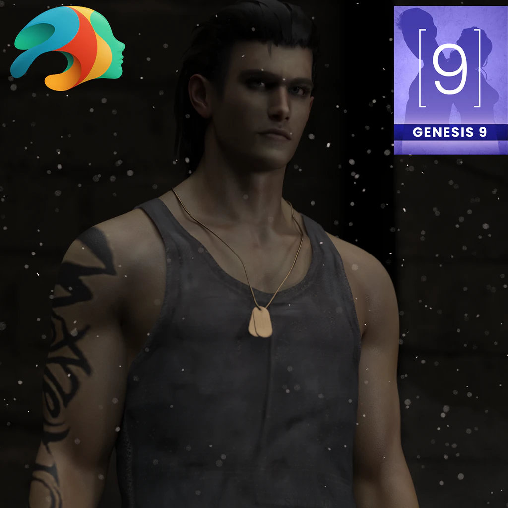 Rogue Soldier for Genesis 9 3D Model .c4d .max .obj .3ds .fbx .stl .blend