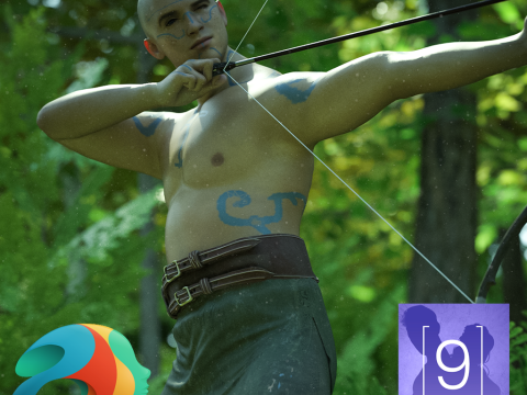 Vestito dei Pitti per Genesis 9 Modello 3D