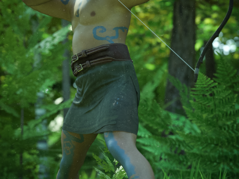 Vestito dei Pitti per Genesis 9 Modello 3D