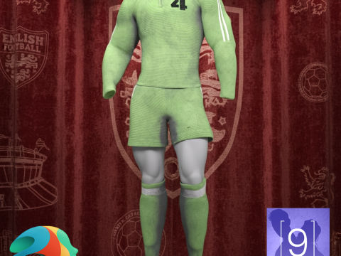 Genesis 9 足球服 3D 模型