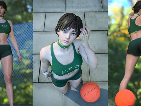 Becci for Genesis 9 - Full Character Morph 3D Model