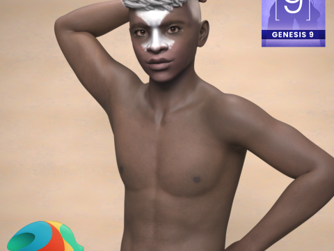 ジェネシス9の少年救世主 3Dモデル