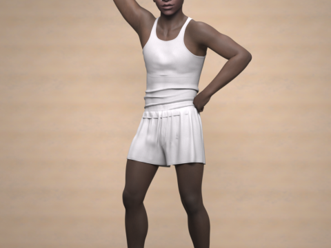 ジェネシス9の少年救世主 3Dモデル