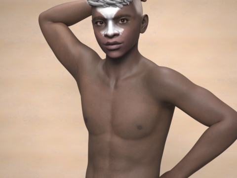 ジェネシス9の少年救世主 3Dモデル