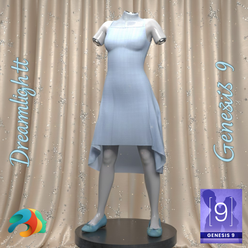 창세기 9의 드림라이트 의상 3D 모델 .c4d .max .obj .3ds .fbx .stl .blend