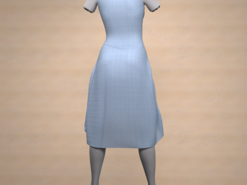 창세기 9의 드림라이트 의상 3D 모델