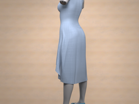 창세기 9의 드림라이트 의상 3D 모델