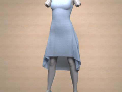 창세기 9의 드림라이트 의상 3D 모델