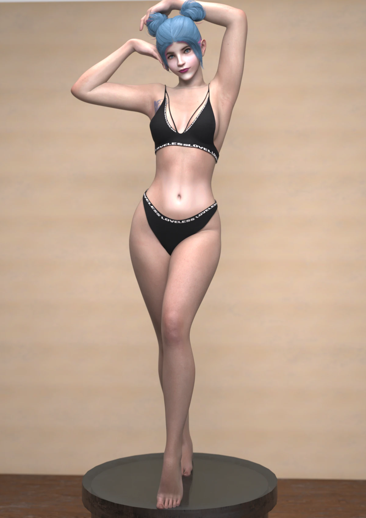 Magpie for Genesis 9 3D Model .c4d .max .obj .3ds .fbx .stl .blend 
