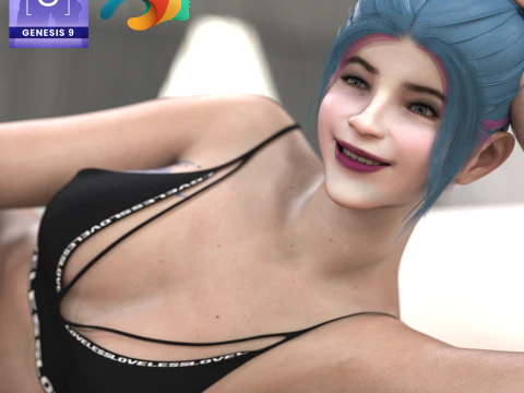 Magpie for Genesis 9 3D Model